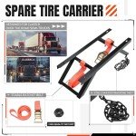 KUAFU Adjustable Tire Carrier with Ratchet Strap