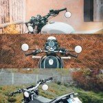 CNC Round Handlebar Mirrors for Motorcycles and ATVs