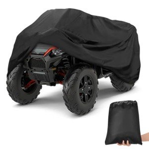 KEMIMOTO Water-Resistant ATV Cover for Outdoor Storage