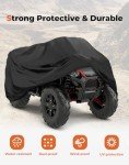 KEMIMOTO Water-Resistant ATV Cover for Outdoor Storage