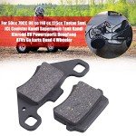 MWMNUN Disc Brake Pads Compatible with 50cc 70CC 90 cc 110 cc 125cc Taotao SunL JCL Coolster Kandi Supermach Tank Kandi Kinroad BV Powersports DongFang ATVs Go karts Quad 4 Wheeler 2 Pair