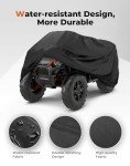 KEMIMOTO Water-Resistant ATV Cover for Outdoor Storage