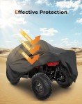 KEMIMOTO Water-Resistant ATV Cover for Outdoor Storage