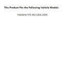 Tusk Oil Seal Kit for Yamaha YFZ 450