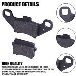 MWMNUN Disc Brake Pads Compatible with 50cc 70CC 90 cc 110 cc 125cc Taotao SunL JCL Coolster Kandi Supermach Tank Kandi Kinroad BV Powersports DongFang ATVs Go karts Quad 4 Wheeler 2 Pair