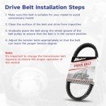 Heavy Duty ATV Drive Belt for Kawasaki & Brute Force