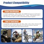 12-Tooth Starter & Relay Set for Chinese ATVs