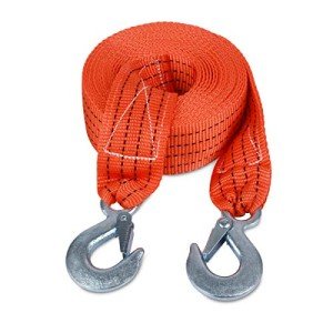 JCHL 20Ft Tow Strap with Hooks - 10,000LB Strength