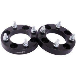 Black 1-Inch ATV Wheel Spacers - Pack of 2