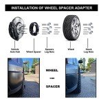 1-Inch ATV Wheel Spacers for Polaris 4-Lug