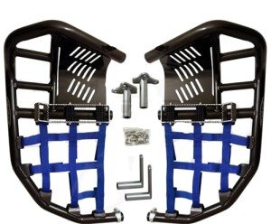 Yamaha YFZ 450 Nerf Bars with Blue Net