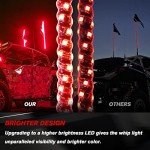 3FT Bluetooth LED Whip Lights - 300 Patterns