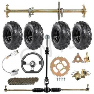 Go-Kart & Drift Trike 32" Axle Kit with Tires