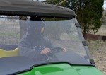 SuperATV Front Windshield for John Deere Gator