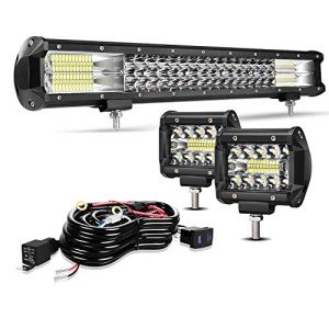 20" Grille LED Light Bar & Off-Road Fog Lights