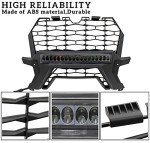 Polaris RZR XP Front Mesh Grill with LED Light