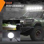 AUTOXBERT 2PCs 4.5" LED Offroad Fog Lights