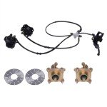 KONKENIE 7PCS Front Wheel Hub & Brake Kit