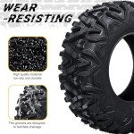 2 All-Terrain 26x9-12 ATV/UTV Tires