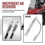 Adjustable 485mm Aluminum Rear Shock Absorbers for Yamaha ATV