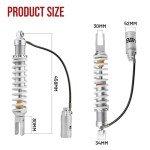 Adjustable 485mm Aluminum Rear Shock Absorbers for Yamaha ATV