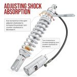 Adjustable 485mm Aluminum Rear Shock Absorbers for Yamaha ATV