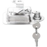 Stainless Steel Toolbox Latch Set for Trucks & RVs