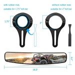 16.5" Wide Convex Rear View Race Mirror