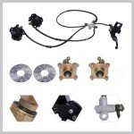 KONKENIE 7PCS Front Wheel Hub & Brake Kit