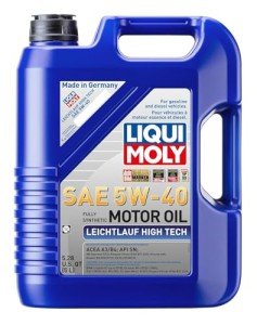 Liqui Moly 5W-40 High Tech Motor Oil 5L