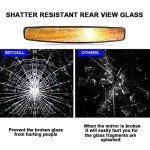 16.5" Wide Convex Rear View Race Mirror