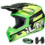 Youth ATV Full Face Helmet with Goggles and Gloves