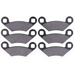 MOTOKU Front and Rear Brake Pads for Sportsman 400 450 500 550 570 800 850 Scrambler 850