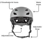 Lightweight Adjustable Off-Road Trail Helmet - X-Small