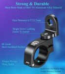 ATV UTV Aluminum Whip Light Mount Bracket