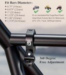 ATV UTV Aluminum Whip Light Mount Bracket