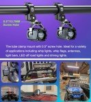 ATV UTV Aluminum Whip Light Mount Bracket