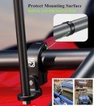 ATV UTV Aluminum Whip Light Mount Bracket