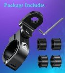 ATV UTV Aluminum Whip Light Mount Bracket