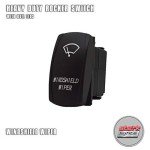 Blue 5-Pin DPST Toggle Switch for Windshields