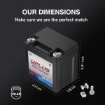 UPLUS High Performance YTX30L-BS Actively Free Battery