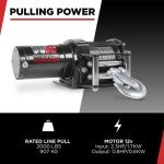 Warrior Ninja 2000 lbs 12V ATV/UTV Winch