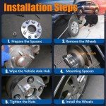 EZ GO Club Car ATV Wheel Spacers - 4 Pack