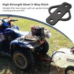 VANROUG 3-Way Hitch Adapter for ATV & Garden Use