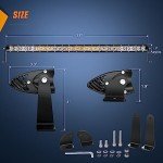 Nilight 31" LED Light Bar - Amber Spot Flood