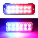 Raryloy 12LED Emergency Strobe Lights for Vehicles