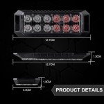 Raryloy 12LED Emergency Strobe Lights for Vehicles