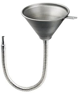Universal Flexible Oil Funnel with Filter and Pipe