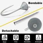 Universal Flexible Oil Funnel with Filter and Pipe