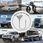 Universal Flexible Oil Funnel with Filter and Pipe